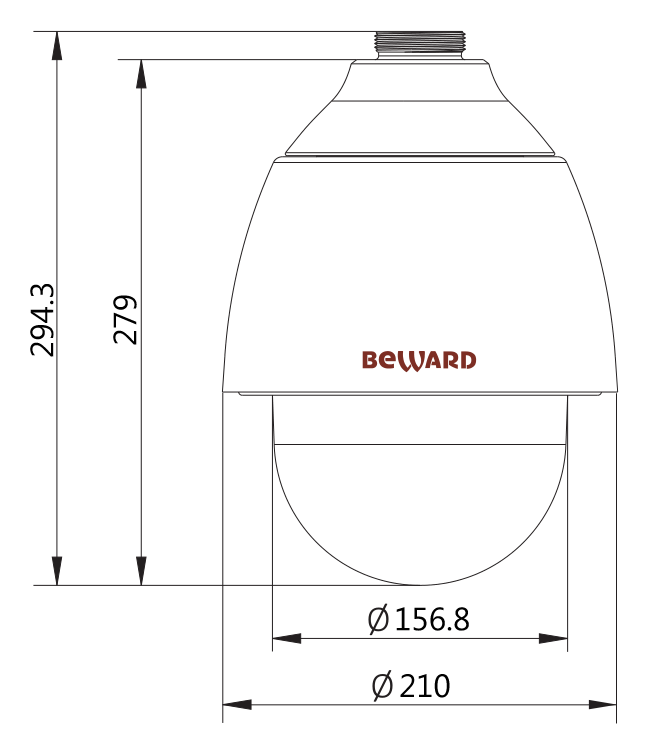 Beward BD143P30 видеокамера IP