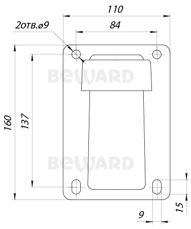 Beward B56-30R Видеокамера IP