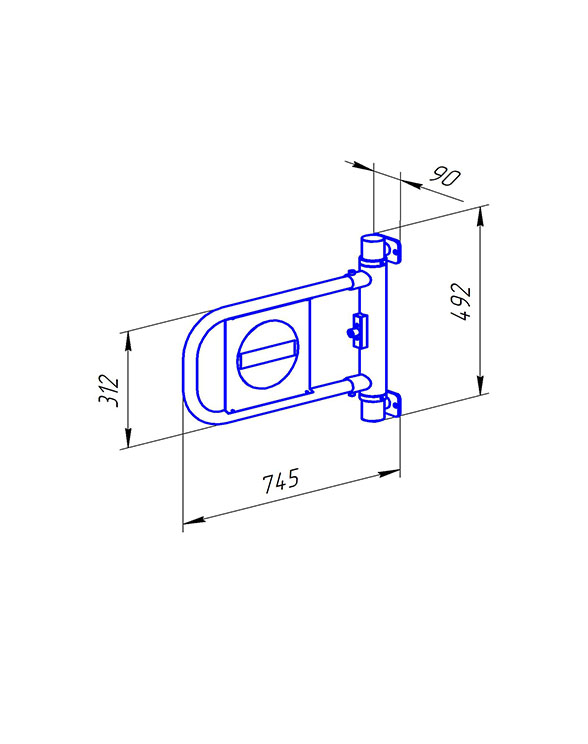 Ростов-Дон К52К ХРОМ Калитка