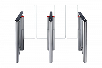 PERCo-ST-11 (STC-11M) (ATG-475) Турникет распашной с крышками из камня со створками 475 мм