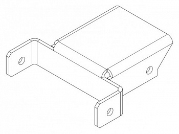 PERCo-MB-16.5 Накладка Н-образная