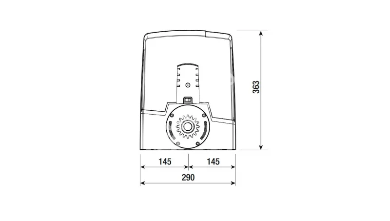 CAME BXV10AGF Привод для откатных ворот скоростной