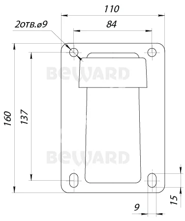 Beward B56-30R Видеокамера IP