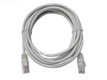 Netko Патч-корд UTP4 cat.5е, 3.0м, CCA, LSZH, серый, литой коннектор Optima