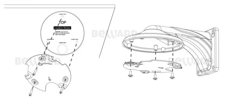 Beward SV2016DVZ (2.7-13.5мм) Видеокамера IP