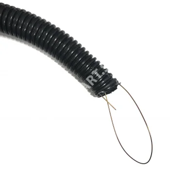 Netko Труба гофрированная, ПНД, легкая, с зондом, d50 мм, черная, 30м "С"