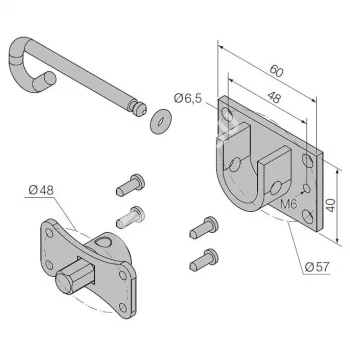 NICE 533.10010 Крепление компактное