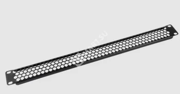 ЦМО ФП-1.4-9005 Фальшпанель в шкаф 19" 1U перфорированная