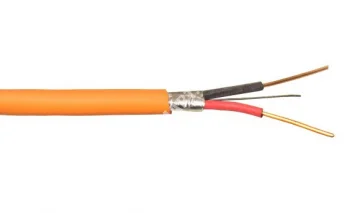 Технокабель Кабель сигнальный, экранированный, КПСЭнг(А)-FRLS, 1*2*1.5мм2 (1.39мм) 200м, оранж.