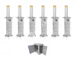 CAME TBD 220H600 KIT (6 BOLLARDS) Комплект боллардов
