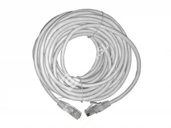 Netko Патч-корд UTP4 cat.5е, 10.0м, CCA, LSZH, серый, литой коннектор Optima